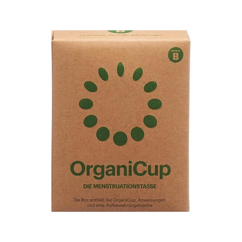 OrganiCup Coupe Menstruelle Taille B Allemand (1 pièce)