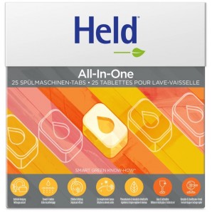 Held Tablettes pour Lave-Vaisselle All in One (25x20g)