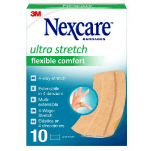 3M Nexcare plasters ultra stretch 10cm x 6cm (10 pieces)
