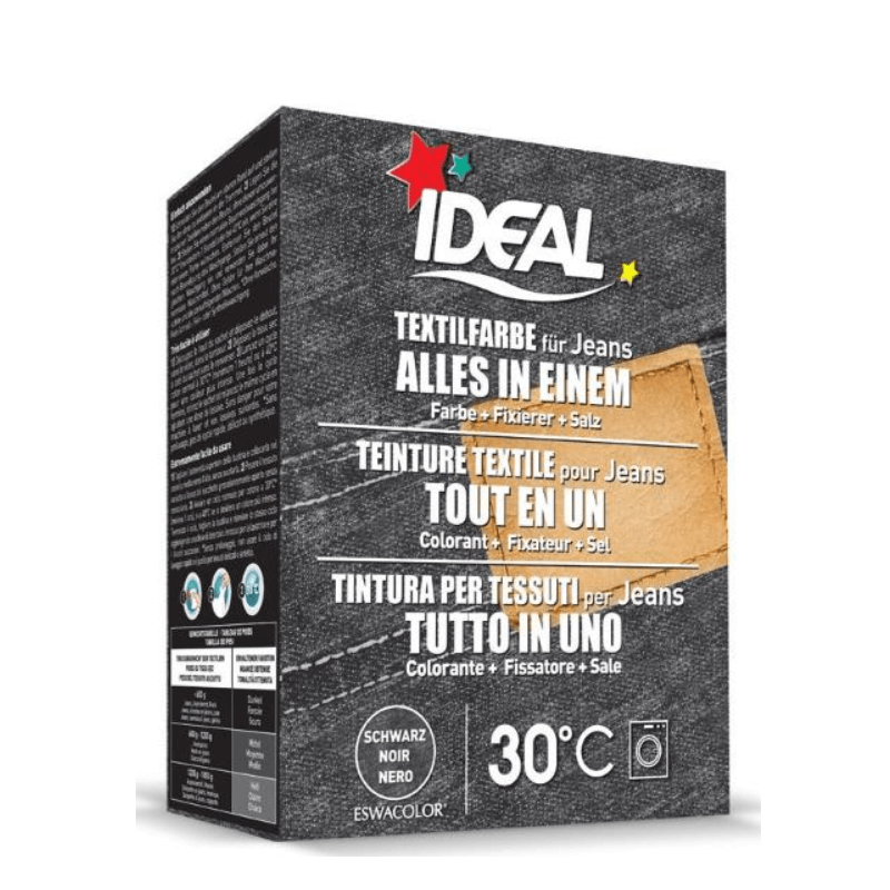 IDEAL Textile Dye Everything in One Jeans Black (350g)