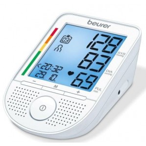 Beurer upper arm blood pressure monitor speaking BM 49