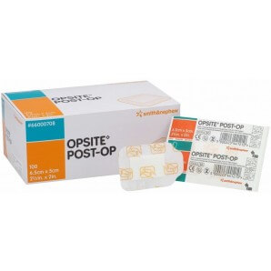 OPSITE Post OP Film Dressing Sterile 6.5cmx5cm (100 pcs)