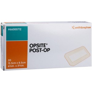 OPSITE Post OP Pansement Transparent Stérile 15.5cmx8.5cm (20 pièces)