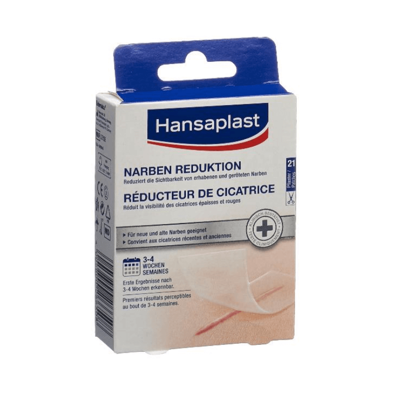 Hansaplast scar reduction plasters (21 pieces)