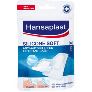 Hansaplast silicone plaster mix pack (8 pieces)