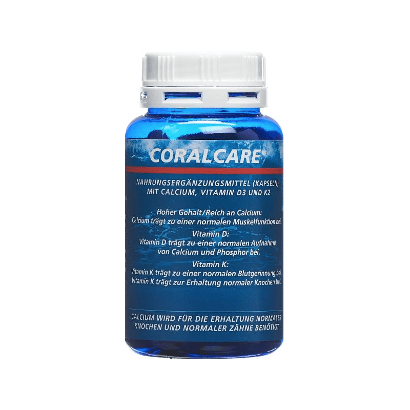 CORALCARE calcium capsules with vitamin D3 and K2 (120 pieces)