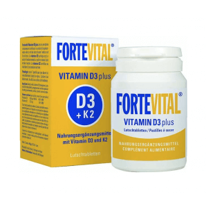FORTEVITAL des pastilles Vitamine D3 plus (60 pièces)