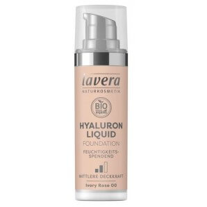 Lavera Hyaluron Liquid Foundation Ivory Rose 00 Tube (30ml)