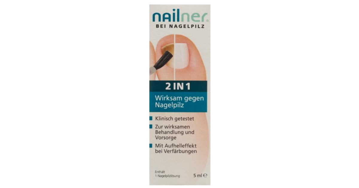 Nailner solution de champignon pour ongles 2-en-1 (5ml)