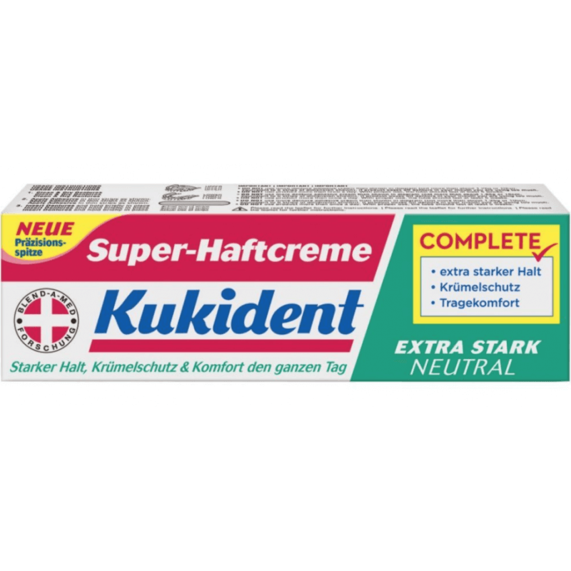 Kukident Super Adhesive Cream EXTRA STRONG NEUTRAL (47g)