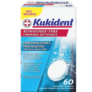 Kukident cleaning tabs EXTRA FRESH (60 pieces)