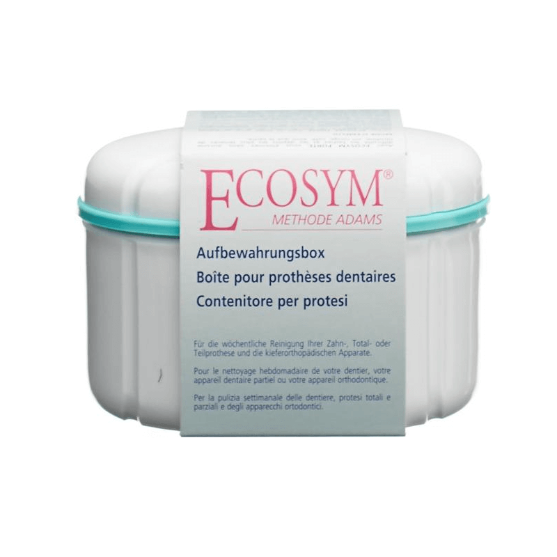 ECOSYM storage box for dentures (1 pc)