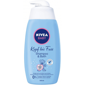 Nivea Baby Head to Toe Shampoo & Bath (500ml)