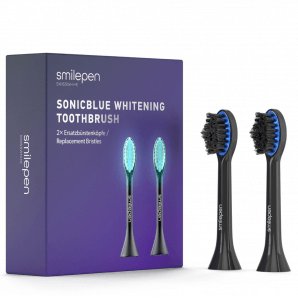Smilepen SonicBlue Sonic Toothbrush Replacement Brush Heads (2 pieces)