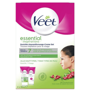 Buy Veet Facial Hair Removal Cream Set (2x50ml) | Kanela