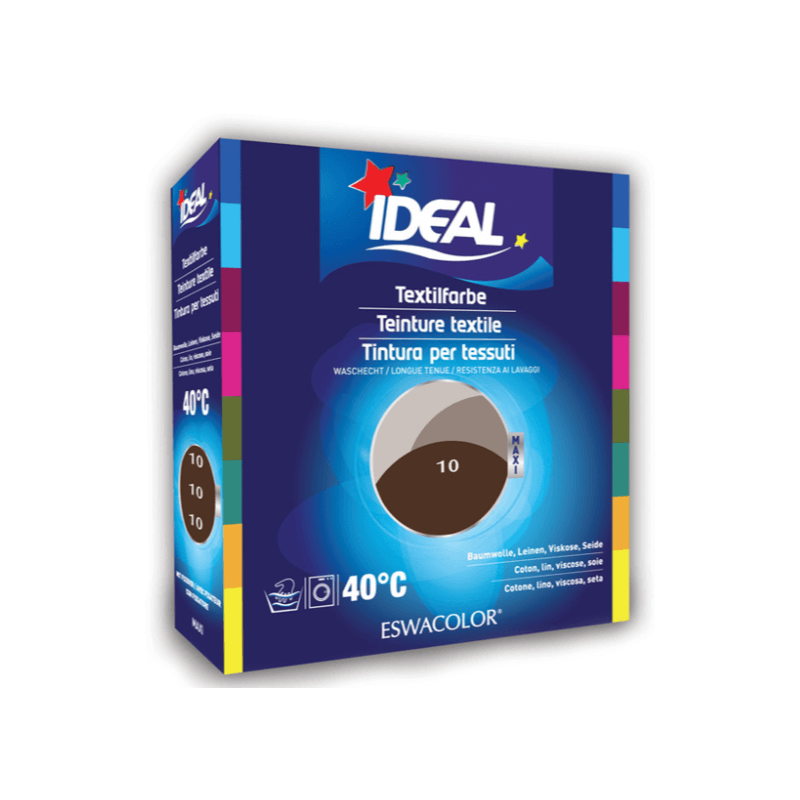 IDEAL La Teinture Textile Chocolat 10 Maxi (400g)
