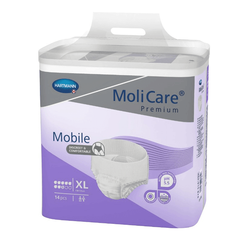 Buy MoliCare Premium Mobile 8 Drops Gr. XL (14 pcs)