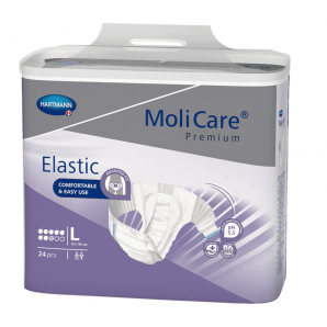 MoliCare Premium Elastic 8 Tropfen Gr. L (24 Stk)