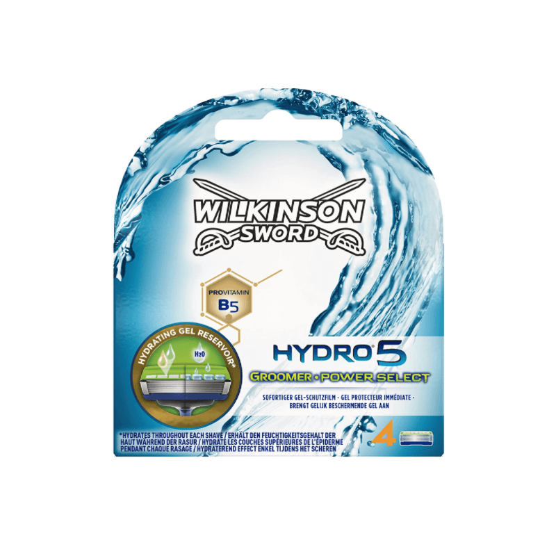 WILKINSON SWORD Hydro 5 Groomer Power Select Razor Blades (4 pieces)