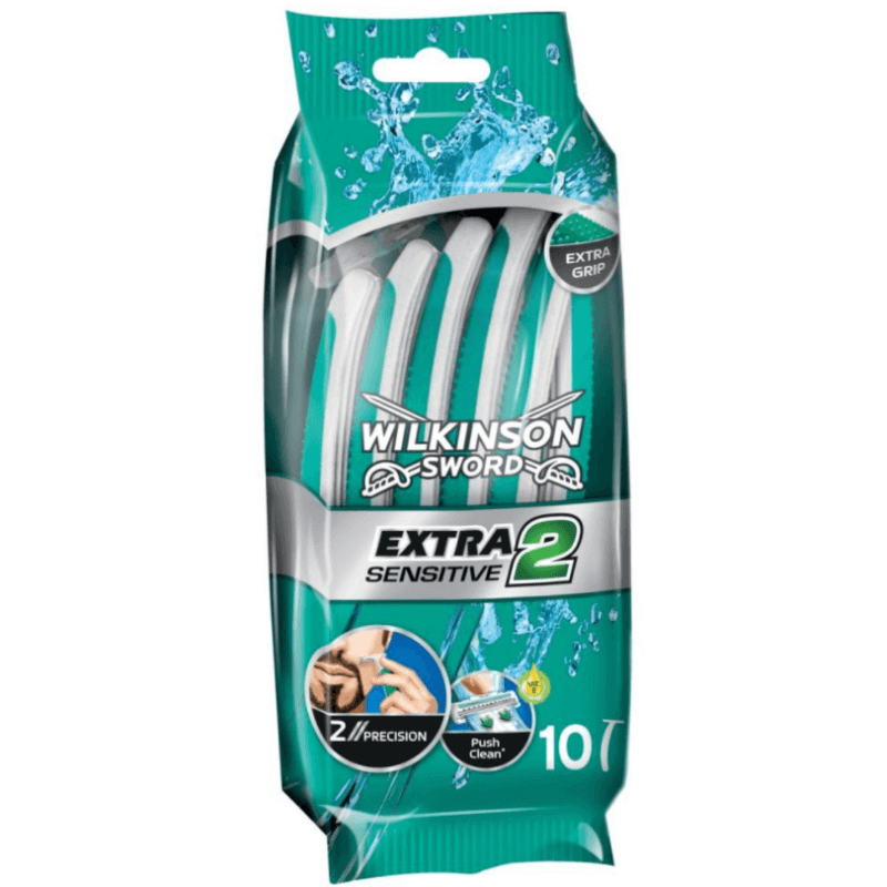 WILKINSON SWORD Extra Sensitive 2 Disposable Razors (10 pieces)