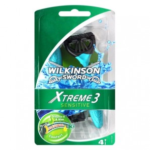 WILKINSON SWORD Xtreme Sensitive 3 Einwegrasierer (4 Stk)