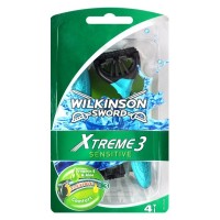 WILKINSON SWORD Xtreme Sensible 3 Les Rasoirs Jetables (4 pièces)