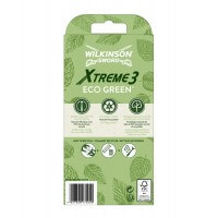 WILKINSON SWORD XTreme 3 Eco Green Disposable Razors (4 pieces)