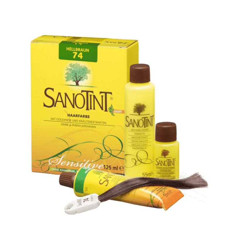 Sanotint Sensitive Hair Color 74 light brown (125ml)