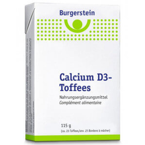 Burgerstein Calcium D3 Toffees (115g)