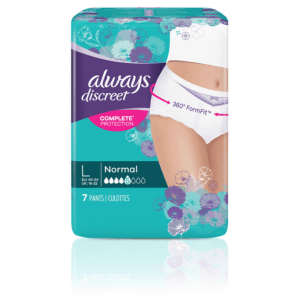 Always Discreet Incontinence Pants Normal L (7 pieces)
