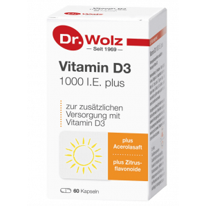 Dr. Wolz Vitamina D3 1000 I.U. più capsule (60 pz)