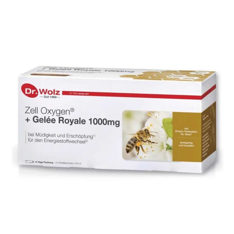 Dr. Wolz Zell Oxygen + Gelée Royal 1000mg Ampullen (14 Stk)