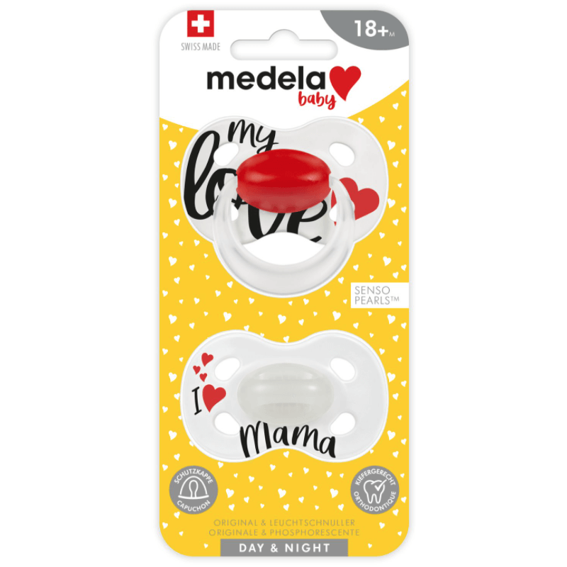 Medela Baby Pacifiers Day & Night Signature 18+ Months (2 pieces)