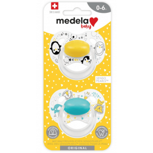 Medela Baby Sucette Original Unisex 0-6 Mois (2 pièces)