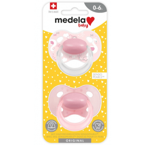 Medela Baby Soother Original Girl 0-6 Months (2 pieces)