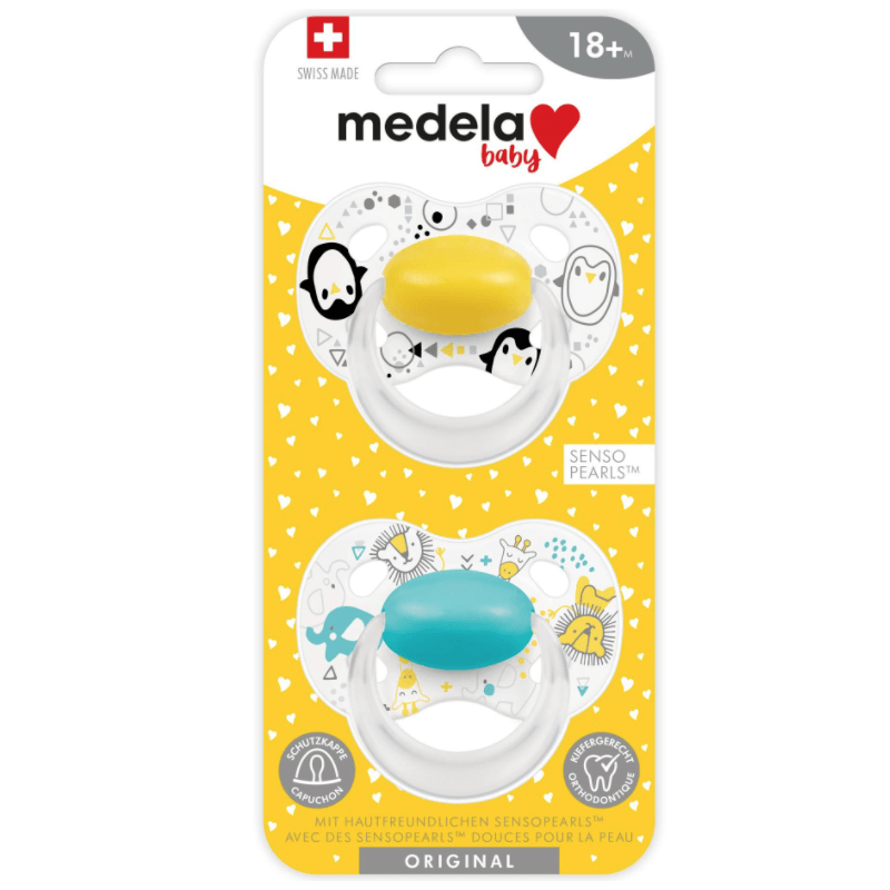 Medela Baby Pacifier Original Unisex 18+ Months (2 pieces)
