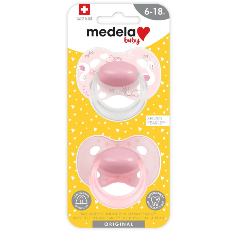 Medela Baby Soother Original Girl 6-18 Months (2 pieces)