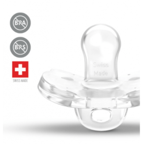 Medela Baby Pacifier Soft Silicone Boy Transparent 0-6 Months (2 pieces)
