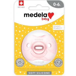 Medela Baby Pacifier Soft Silicone Girl 0-6 Months (1 pieces)
