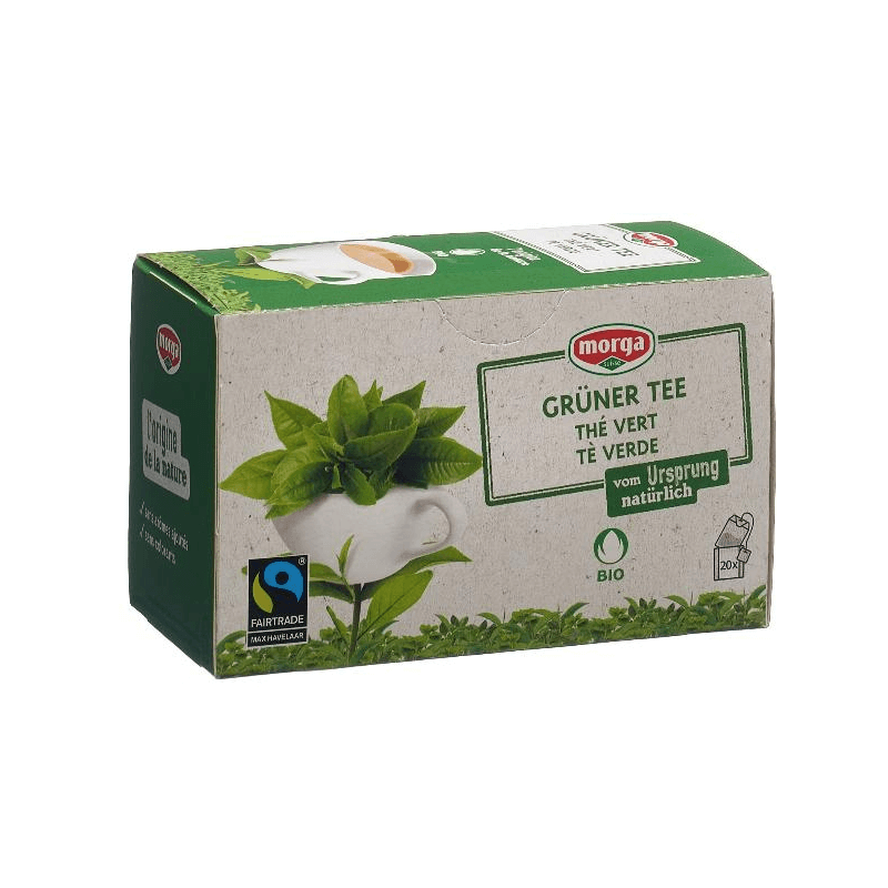 Morga Green Tea Bags Organic Fairtrade (20 pieces)
