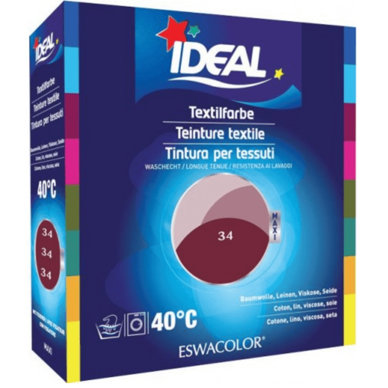IDEAL La Teinture Textile Bordeaux 34 Maxi (400g)
