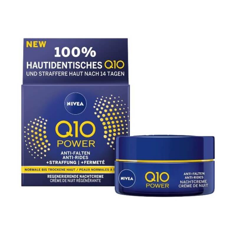 Nivea Q10 Power crème de nuit régénérante anti-rides (50ml)