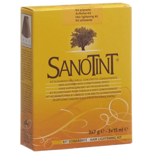 Sanotint Kit Set with brightener (3x7g) and (3x15ml)