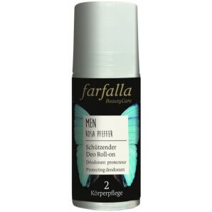 Farfalla BeautyCare HOMMES Déodorant Protecteur Roll-On Poivre Rose (50ml)