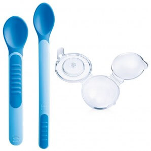 MAM Heat-Sensitive Spoon Set With Protective Cover (1 piece)