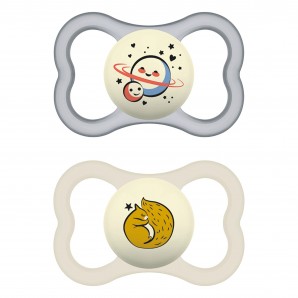 MAM Supreme Night Silicone Pacifier 16-36M (2 pieces)