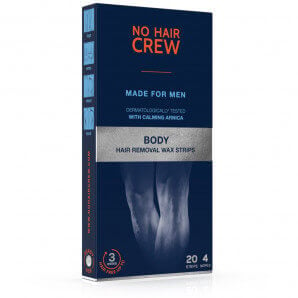 No Hair Crew cold wax strips for men (20 pcs)