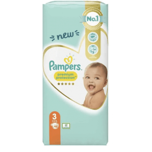 Pampers Premium Protection Size 3 6-10kg Economy Pack (48 pieces)