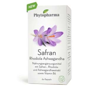 Phytopharma Saffron Capsules (60 pieces)