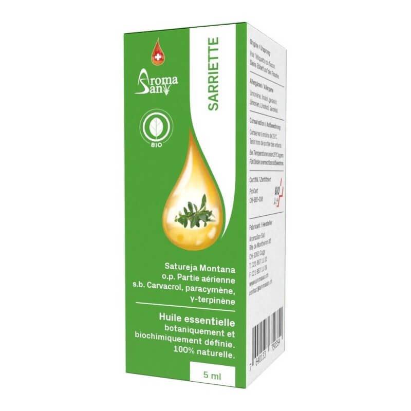 AromaSan Bergbohnenkraut Bio Ätherisches Öl (5ml)